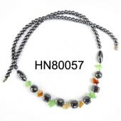 Assorted Colored Semi precious Chip Stone Beads Hematite Beads Stone Chain Choker Fashion Women Necklace